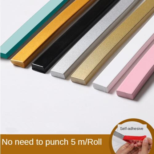 5 M/Roll Border Decoration Tapes Strip Background Top Corner Wall Sticker Tape Line Frame Wallpaper Edge Protection Seal Trim