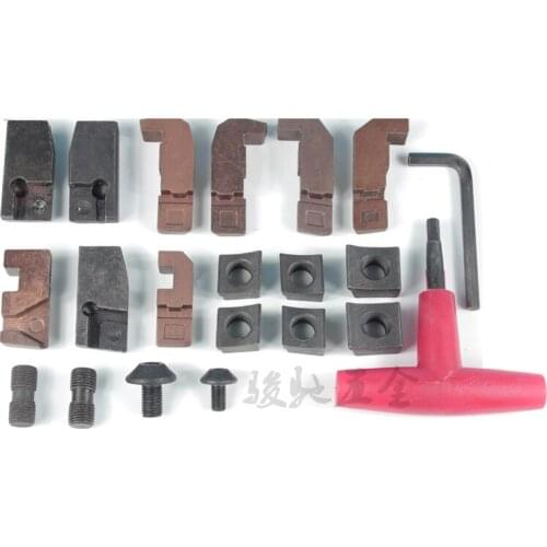 Milling cutter head accessories, face milling end milling cutter head accessories, press blocks, screws, shim, wrench