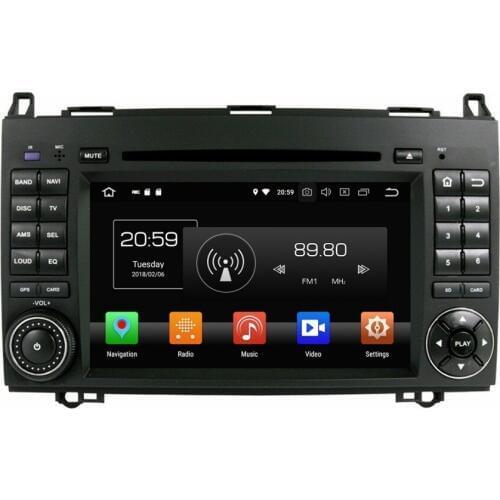 4G RAM RAM Octa Core 2 din 7" Android 8.0 Car DVD Radio GPS Head Unit for for Mercedes Benz A B Class W245 W169 Viano Vito B200