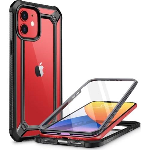 For iPhone 12 Mini Case 5.4 inch (2020 Release) SUPCASE UB EXO Pro Hybrid Clear Bumper Cover WITH Built-in Screen Protector