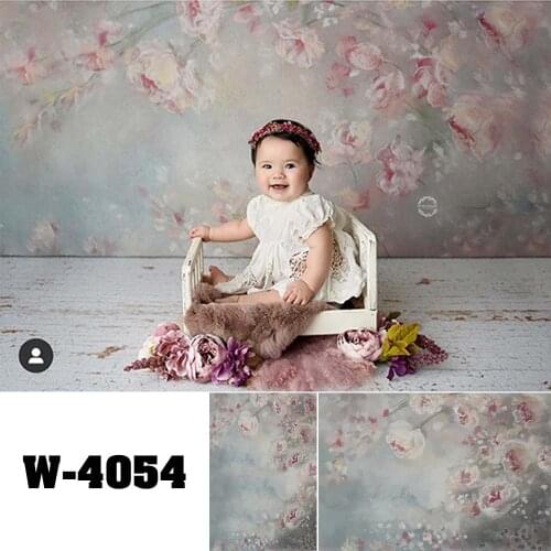 Art Painting Floral Background Rustic retroPhotography Backdrops Photocall Portrait Photoshoot Backdrop Taking Pictures Prop