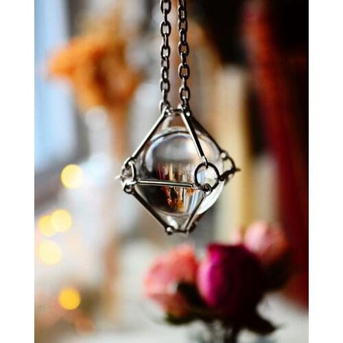 Crystal Cage Necklace -Natural Stone Jewellery - Healing Jewelry - Choker