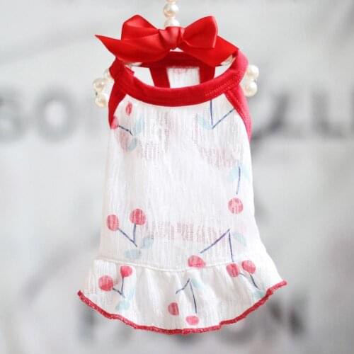 Pet Shirt Bowknot Design Sweat-wicking Sleeveless Dog Two-legged Vest for Summer одежда для собак