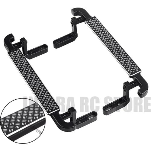 2PCS Metal Aluminum Pedal Side Plate for 1/10 Scale RC Crawler Traxxas TRX-4 TRX4