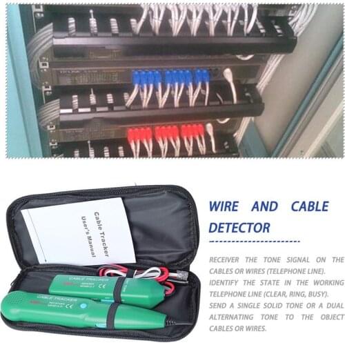 Professional Telephone Phone Wire Network Cable Tester Line Tracker With Carrying Bag For MASTECH MS6812