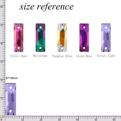 Rectangle Buttom Crystal Sew on Rhinestones Flactback K9 Glass Strass for Craft Sweater Clothing Decoration Wedding Dress Beads