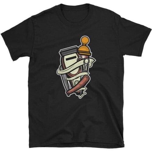 Retro Barber Shirt Barber Shop Tees 2019 Men T Shirt Fashion Funny Clothing Casual Short Sleeve T Shirts Casual Men Tees Suit