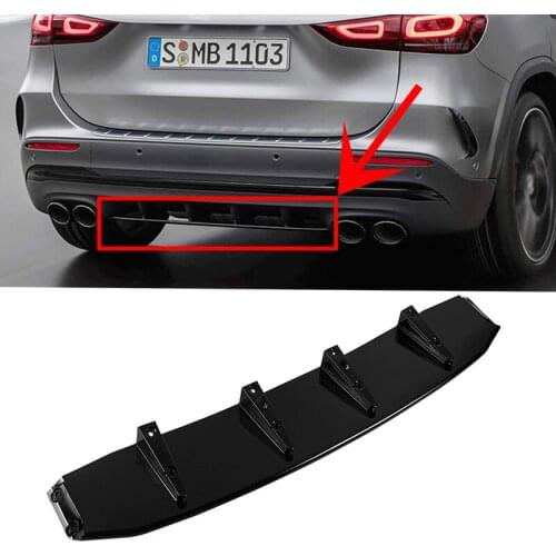 Rear Bumper Splitter Body Kit Spoiler Diffuser For Mercedes Benz GLA180 GLA200 GLA220 GLA250 GLA35 GLA45 AMG H247 2020 2021 2022