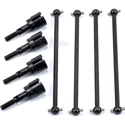 Steel Metal Drive Shaft 89.5mm Dogbones 08029 & Stub Wheel Axle 02033 for RC Redcat Volcano Epx HSP 1/10 BRONTOSAURUS 94111