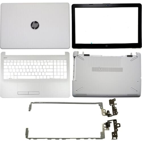 White New For HP 15-BS 15T-BS 15-BW 250 G6 255 G6 Laptop LCD Back Cover/Front bezel/LCD Hinges/Palmrest/Bottom Case 924900-001