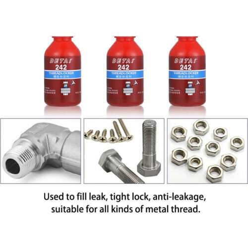10ml Anti-pressure Blue 242 Glue Anaerobic Screw Lock Adhesive Wire Sealing Anti-corrosion Thread New Anaerobic Adhesive Seal