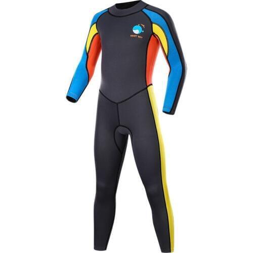 2mm Kids Full Body Wetsuit for Surfing, Snorkeling, Swimming Youth Wetsuits Full Body Neoprene Girls Boys Spring Swimwear
