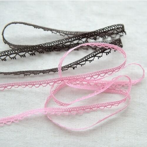 Hot sale high quality pink and black fine cotton lace the doll f950