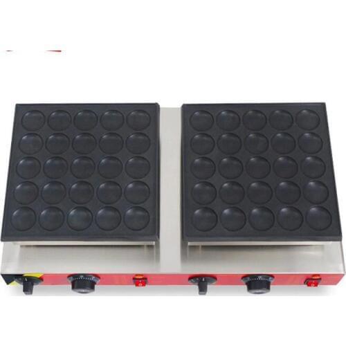 25 + 25 Holes Muffin Machine Electric Commercial Waffle Maker Circular Muffin Causeway Burn Machine Grill NP-543
