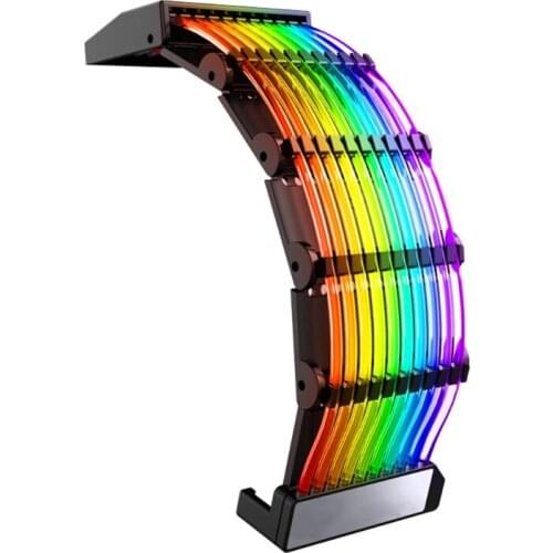 28EA Easy to Install Universal RGB Extension Power Cable (24-pin with Cable Management Controller (New RGB)