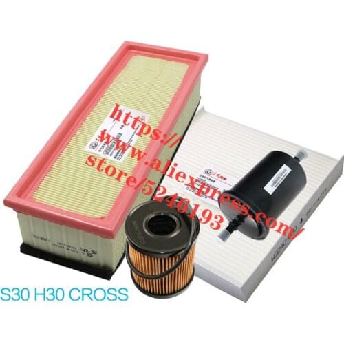 4pcs/set Filter Set/Fitler Kit For DongFeng Fengshen S30 H30 CROSS 1.6 Air Filter&Oil Filter&Carbin Filter&Fuel Filter