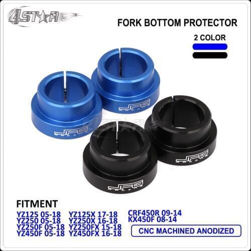 Motorbike CNC Aluminum Fork Bottom Protectors For CRF450R YZ125 YZ250 YZ250F YZ450F YZ125X YZ250X YZ250FX YZ450FX KX450F