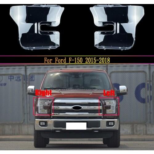Car Headlight Lens For Ford F-150 2015 2016 2017 Headlamp Cover Replacement Auto Shell