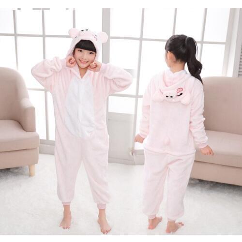 Kigurumi Animals Kids Anime Cosplay Costume Funny Suit School Party Student Play Games Onesies Performance Pig Fancy