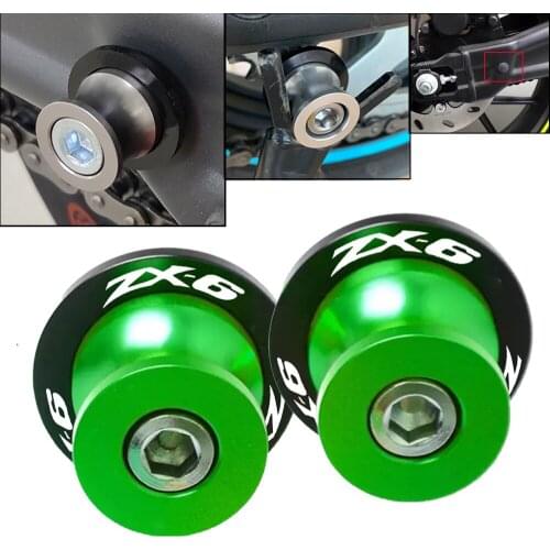 For KAWASAKI ZX-6 ZX6 1990-1999 1998 1997 1996 1995 1994 1993 Motorcycle Accessories Swingarm Spools Slider Stand Screws Slider