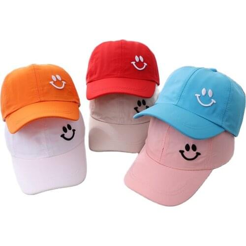 Doitbest Quick-drying Child Baseball Cap spring Hip Hop summer sun kids Hats solid color Boys Girls Caps snapback hat gorras
