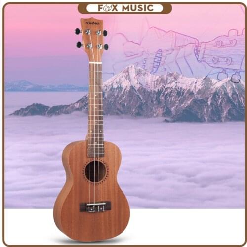 Student Concert Ukulele Sapele Wood Ukulele 4 Strings Mini Guitar Rosewood Fretboard Musical Instrument