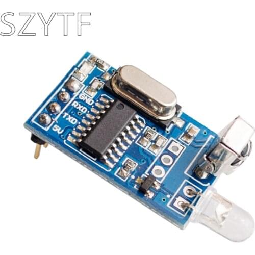 Infrared decoding module, infrared coding module, infrared communication module, NEC infrared transceiver, wireless