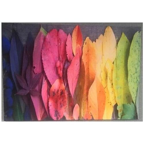 ION Canvas Print Colorful Leaves Wall Decoration Fashion Table 45x65 cm