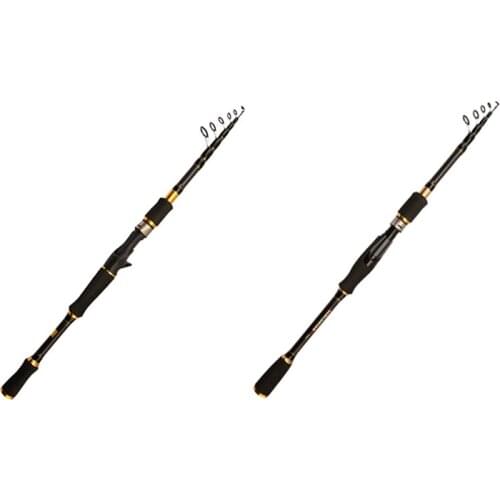 Carbon Rod M Power Spinning Casting Rod Portable Telescopic Fishing Rod Pole Fishing Tackle