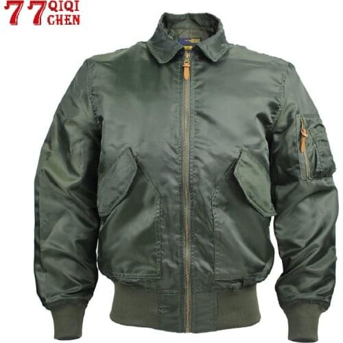Military Bomber Jacket Men Ma1 Army Green Tactical Mens Air Force Jackets High Quality MA-1 Airborne Coats Male Chaquetas Hombre