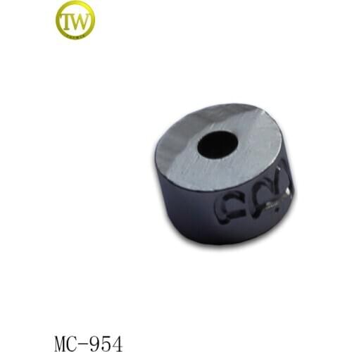 MC954 custom square metal jewelry beads charm for bracelet/necklace