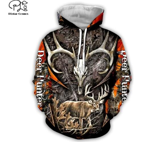 Fashion Deer hunter hoodies 3D printed Love Horse Sweatshirt Hoodie Harajuku Autumn Streetwear women foe men Casual Tracksuit