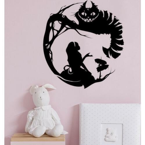 Wall Decal cat silhouette home decor Wall Sticker vinyl removable for Nursery Girls Room Decor Poster X393
