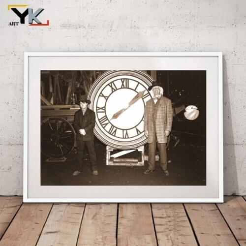 Back to the Future Poster Classic Movie Print Alternative Film Retro Photo Vintage Style Wall Art Canvas Painting Home Decor