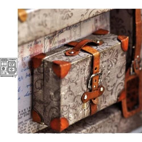 2021 New Arrival Briefcase Tote Bag Metal Cutting Dies Craft Scrapbook Handmade Knife Mould Blade Punch Stencils Dies Cut Model