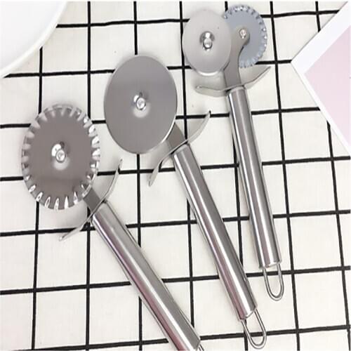 Stainless Steel Pizza Single Wheel Cut Tools Diameter 6.5CM Household Pizza Knife Cake Tools Wheel Use For Waffle Cookies