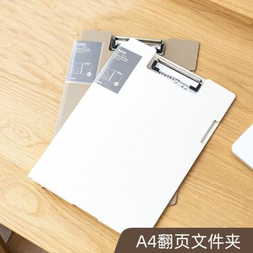Transparent File Folder A4 Clipboard Writing Pad Document Holder Board Plastic Clip Board School Office Supplies Stationery