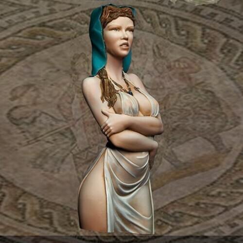 1/10 diy kit resin figures women engine model kit figur diy craft kits for adults paint fighter dolls Character 3d bust