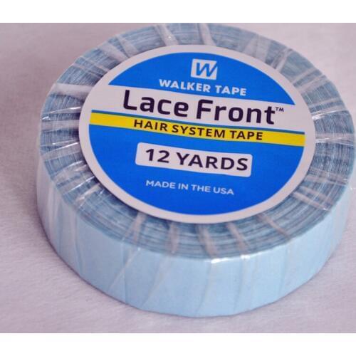 1.27cm*12Yards Blue Hair Extensions Double-Sided Adhesives Tape For Tape Extensions/Toupee/Lace Wigs