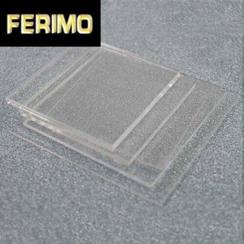 1-2mm Thickness Mini Clear Acrylic Perspex Plexiglass Transparent Board Perspex Panel 2x2cm/3x3cm/4x4cm/5x5cm Acrylic sheet 10pc