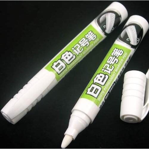 5pcs Large Blue Large Capacity Blue Waterproof Marker Pen