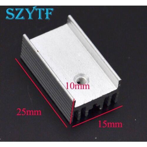 20pcs Heat sink 25*15*10MM (without pin) TO-220 transistor and other special high-quality heat sink