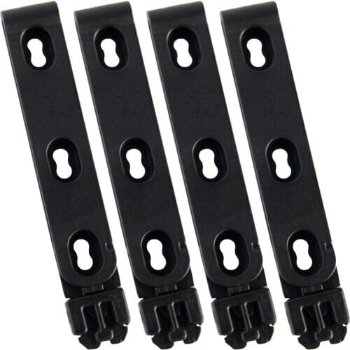 4PCS R1 MOLLE CLIP With Mounting Hardware Universal Knife Sheath Gun Holster Accessory