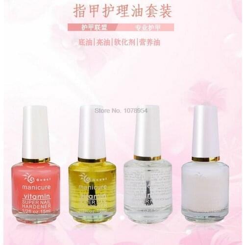 500pcs 15ml Base and Top Coat Nail Polish Transparent Primer Varnishes Nail-Gel Long Lasting Soak off UV Gel Nail-Art Manicure