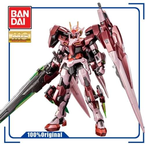 BANDAI PB Limit MG 1/100 00 Gundam Seven Sword Trans-Am Assembly Model Action Toy Figures Childrens Gifts