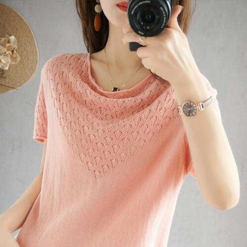 BARESKIY Womens Summer T-shirts