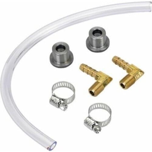 Motorcycle Gas Tank Fuel Oil Tube Sight Gauge Kits With Brass Text Fittings Motorbike Fuel Pipe