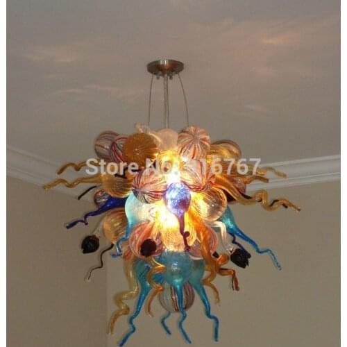 Free Shipping UL/CE 110v/220v LED Pendant High Quality Murano Glass Balls Ceiling Lamps