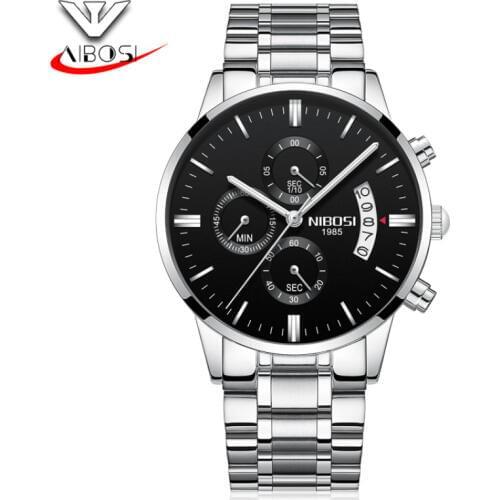 Mens Watches Top Brand Luxury Military Luminous Casual Quartz Wristwatch Fashion Chronograph Steel Waterproof Watch Reloj Hombre