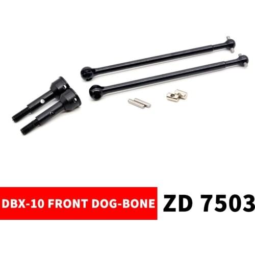 ZD Racing DBX-10 Desert Buggy Off-Road Vehicle Refit Parts Front Dog Bone CVD Drive Shaft 7503 for 1/10 RC Model Car Accessories